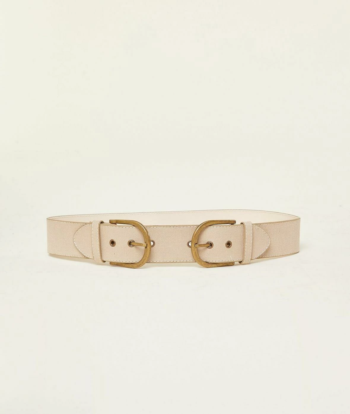 Accessoires Prêt-à-porter | Ceinture à Double Boucle BEIGE CHINE | Etam Femme – Image 2