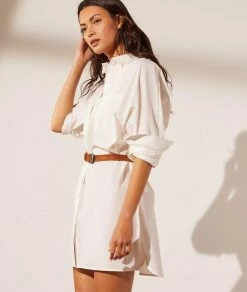 Accessoires Prêt-à-porter | Ceinture Croûte De Cuir Bords Tressés CAMEL | Etam Femme