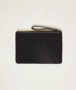 Accessoires Prêt-à-porter | Pochette En Cuir NOIR | Etam Femme