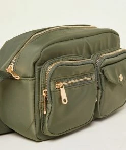 Accessoires Prêt-à-porter | Sac Bandoulière Avec Poches KAKI FONCE | Etam Femme