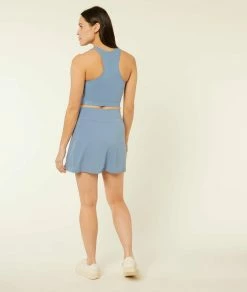 Athleisure : Active & Chill | Jupe Short BLEU MOYEN | Etam Femme