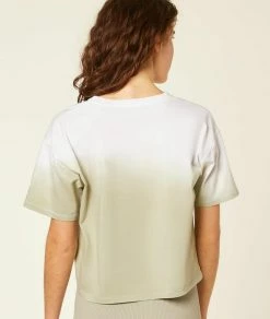 Athleisure : Active & Chill | T-shirt Manches Courtes Tie And Dye KAKI CLAIR | Etam Femme