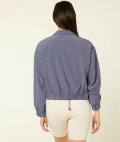 Athleisure : Active & Chill | Veste Courte Avec Poches BLEU MOYEN | Etam Femme