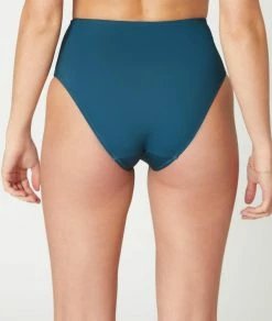 Bar à Nage : Collection Sportive & Tendance | Culotte Taille Haute Maillot De Bain VERT CANARD | Etam Femme