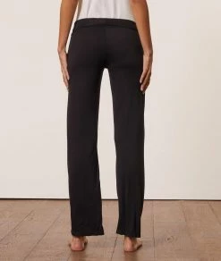Bas De Pyjama | Pantalon Fluide Taille Haute NOIR | Etam Femme