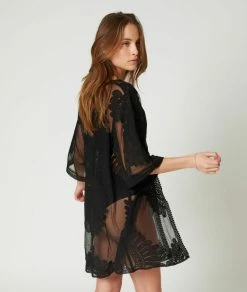 Beachwear | Kimono De Plage NOIR | Etam Femme