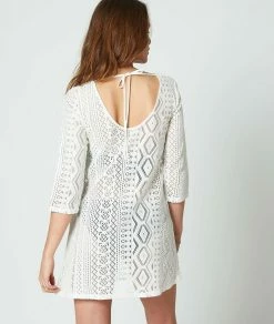 Beachwear | Tunique De Plage Ajourée ECRU | Etam Femme