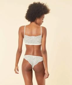 Brassières | Brassière Réversible Sans Armatures En Dentelle Extensible Et éco-responsable ECRU | Etam Femme