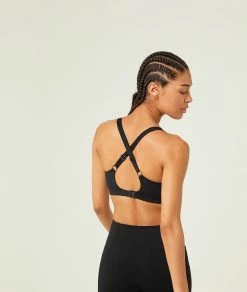 Brassières De Sport | Brassière De Sport Corbeille Sans Armatures – Maintien Fort NOIR | Etam Femme