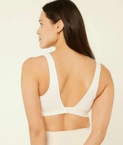 Brassières De Sport | Brassière De Sport Décolleté Carré – Maintien Médium ECRU | Etam Femme