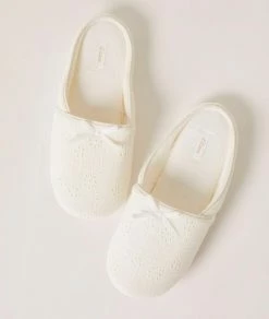 Chaussons & Trousses | Chaussons Mules ECRU | Etam Femme