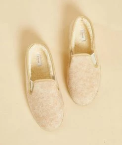 Chaussons & Trousses | Mules Espadrilles Intérieur Fourrés BEIGE | Etam Femme