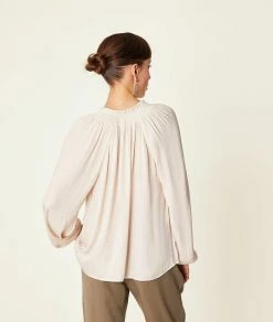 Chemisiers & Blouses | Blouse Col à Nouer BEIGE ROSE | Etam Femme