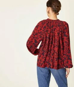 Chemisiers & Blouses | Blouse Imprimée GRENAT | Etam Femme