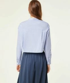 Chemisiers & Blouses | Chemise Courte En Coton GLACIER | Etam Femme