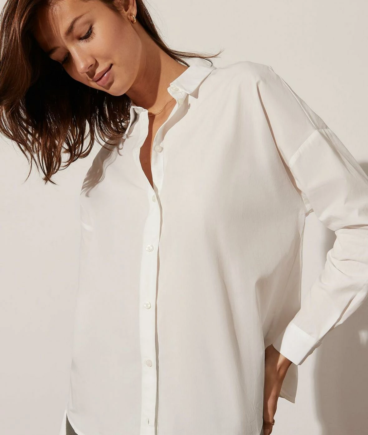 Chemisiers & Blouses | Chemise En Coton BLANC | Etam Femme – Image 3