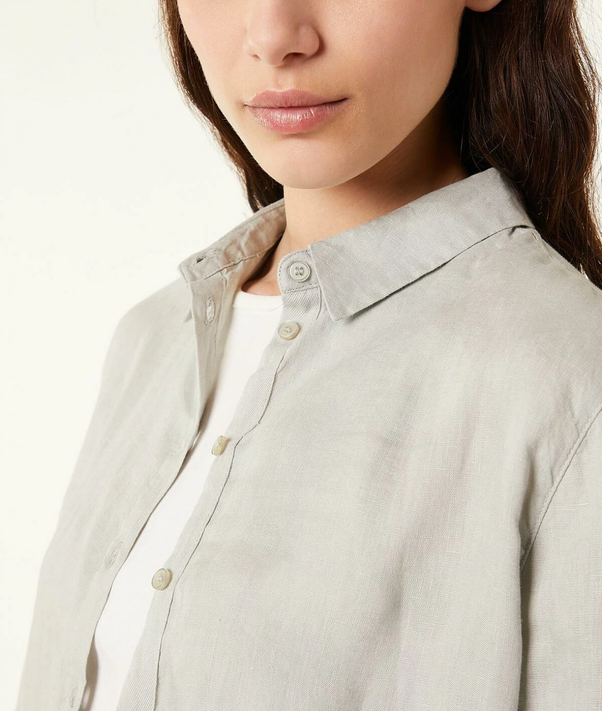 Chemisiers & Blouses | Chemisier En Lin SAUGE | Etam Femme – Image 3