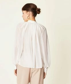 Chemisiers & Blouses | Chemisier Transparent BLANC | Etam Femme