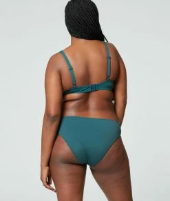 Collection Les Essentiels | Triangle Foulard Avec Armatures Maillot De Bain EMERAUDE | Etam Femme