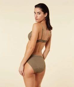 Culottes | Culotte De Règles – Flux Moyen KAKI | Etam Femme