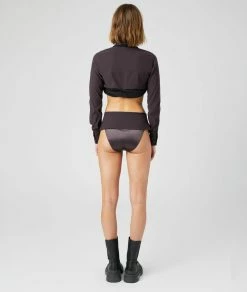 Culottes | Culotte Revers Façon Chemise MARRON GLACE | Etam Femme