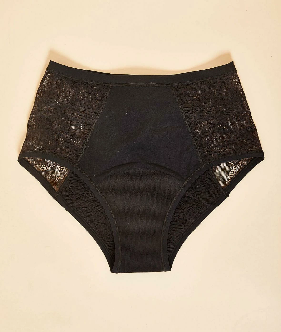 Culottes | Culotte Taille Haute De Règles – Flux Moyen NOIR | Etam Femme – Image 4