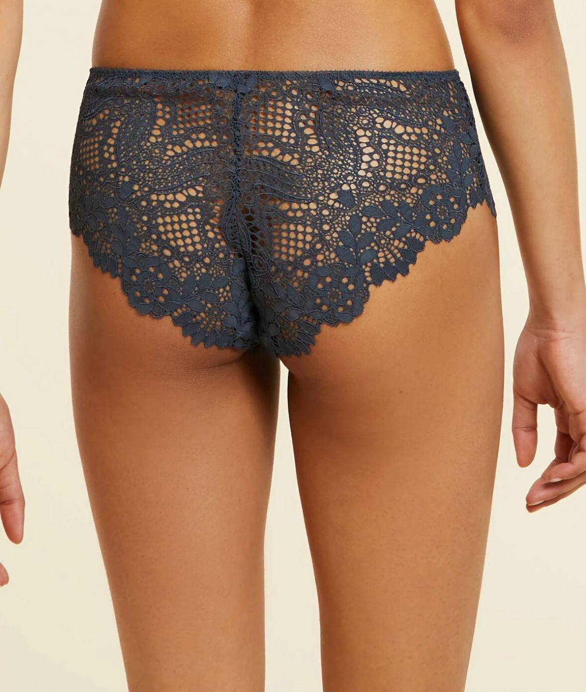 Culottes En Dentelle | Shorty En Dentelle ANTHRACITE | Etam Femme – Image 4