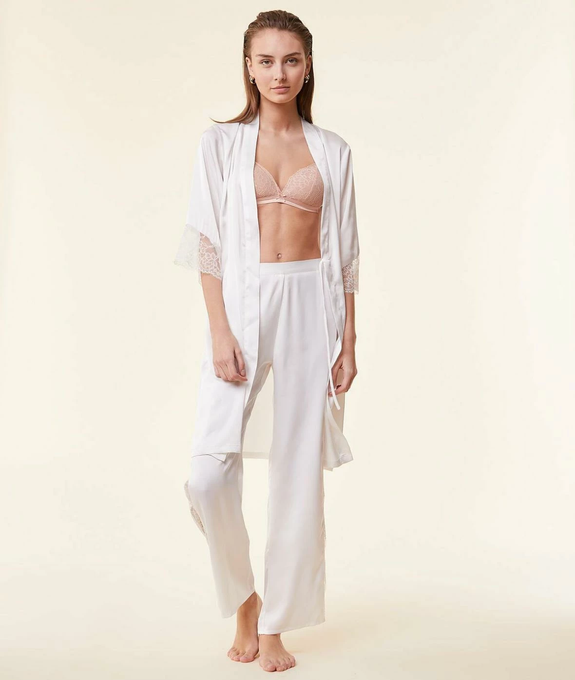 Déshabillés & Kimonos | Déshabillé Détails Dentelle PERLE | Etam Femme – Image 2