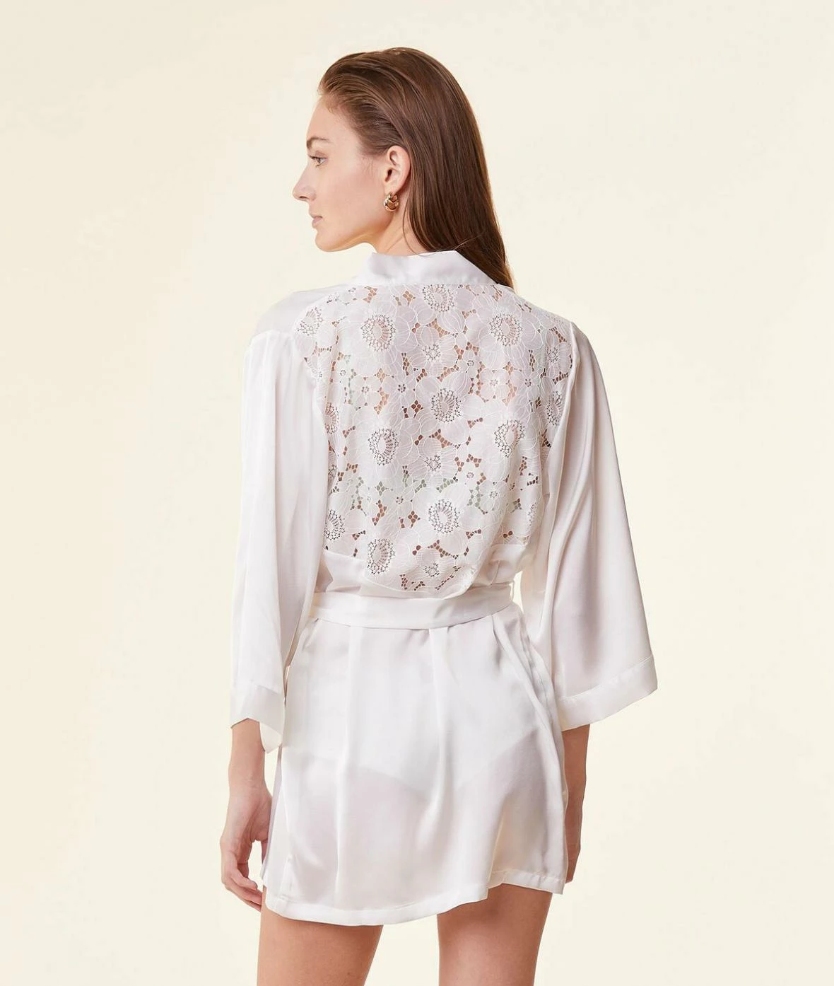 Déshabillés & Kimonos | Déshabillé Dos Dentelle PERLE | Etam Femme – Image 2