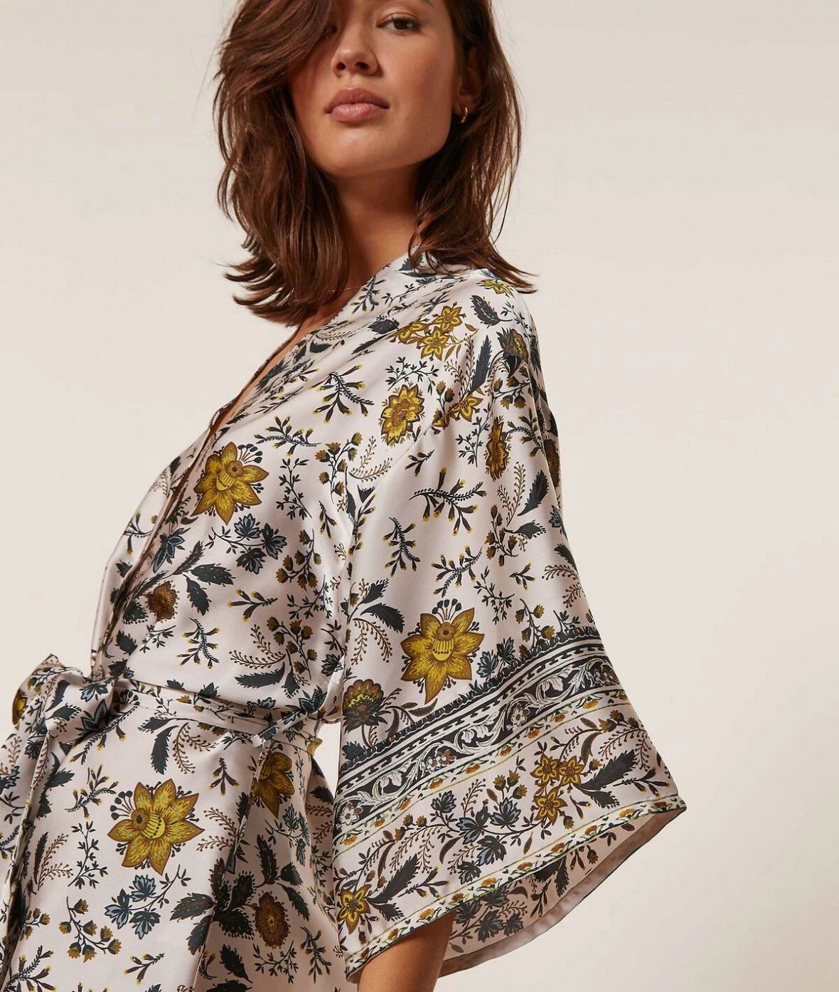 Déshabillés & Kimonos | Déshabillé Imprimé ECRU | Etam Femme – Image 3