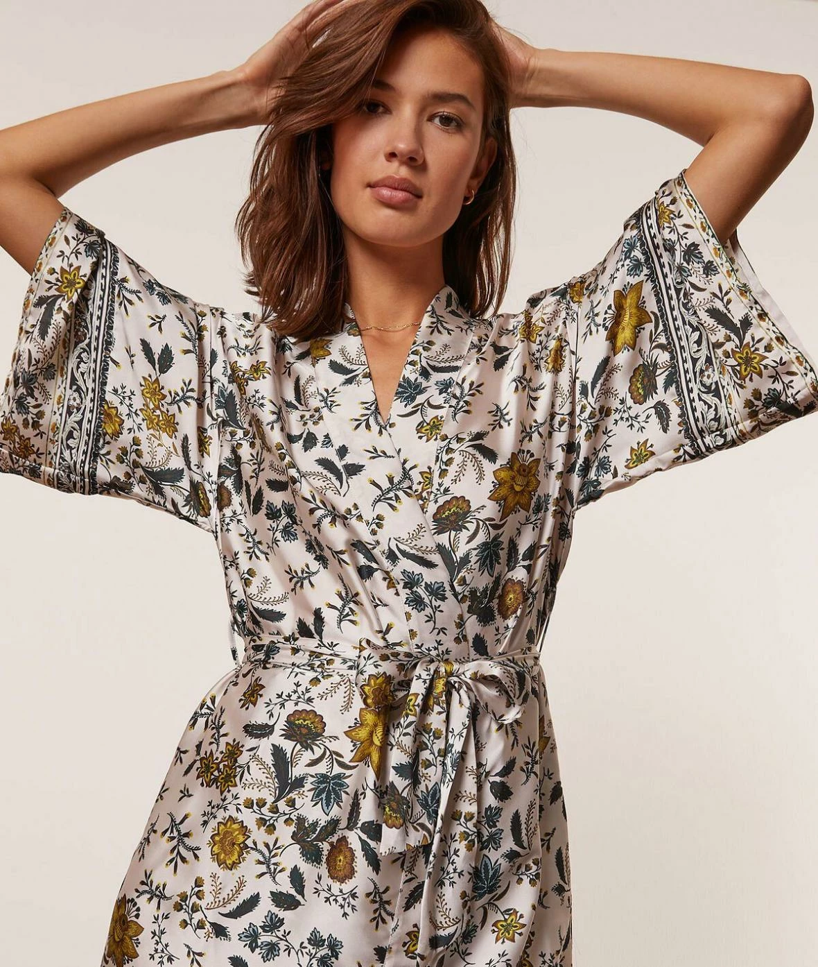 Déshabillés & Kimonos | Déshabillé Imprimé ECRU | Etam Femme – Image 4