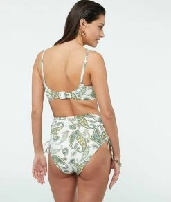 Hauts De Maillots De Bain | Brassière Sans Armatures Maillot De Bain VERT | Etam Femme