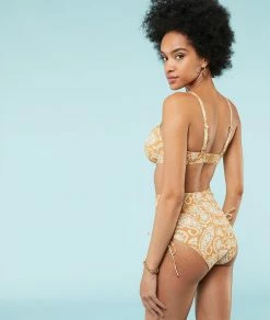 Hauts De Maillots De Bain | Soutien-gorge Corbeille Sans Coques Maillot De Bain MARRON | Etam Femme