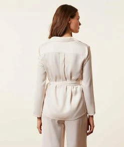 Hauts De Pyjama | Chemise De Pyjama à Nouer ECRU | Etam Femme