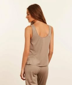Hauts De Pyjama | Débardeur De Pyjama KAKI | Etam Femme