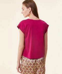 Hauts De Pyjama | Top De Pyjama Manches Courtes FUSHIA | Etam Femme