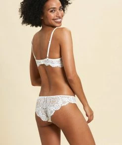 Hipsters | Hipster En Microfibre Et Dentelle PERLE | Etam Femme