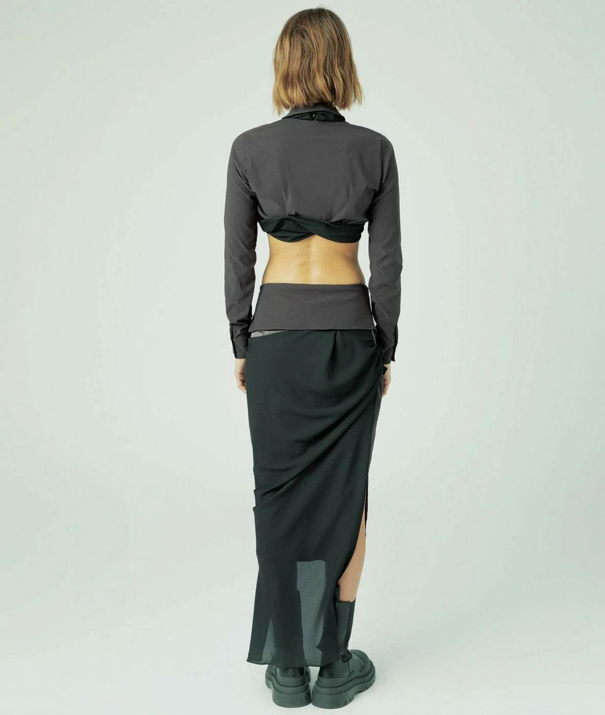 Jupes & Shorts | Jupe Mi-longue Détail Drapé MARRON GLACE | Etam Femme