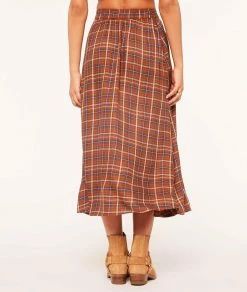 Jupes & Shorts | Jupe Midi à Carreaux MULTICOLORE | Etam Femme