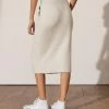 Jupes & Shorts | Jupe Midi En Maille CRÈME | Etam Femme