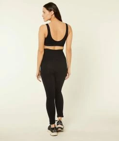 Leggings & Shorts De Sport | Legging De Sport Sans Coutures NOIR | Etam Femme