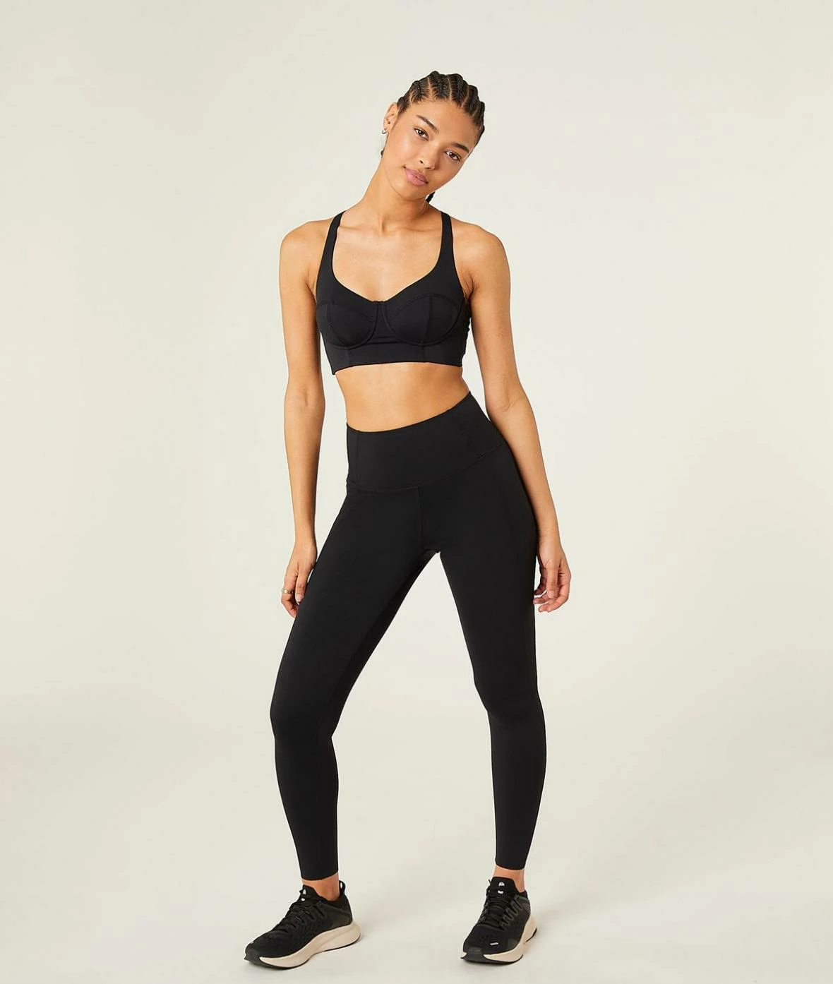 Leggings & Shorts De Sport | Legging Effet Ventre Plat NOIR | Etam Femme – Image 4