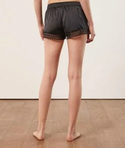 Les Pyjamas | Short Bords Dentelle NOIR | Etam Femme