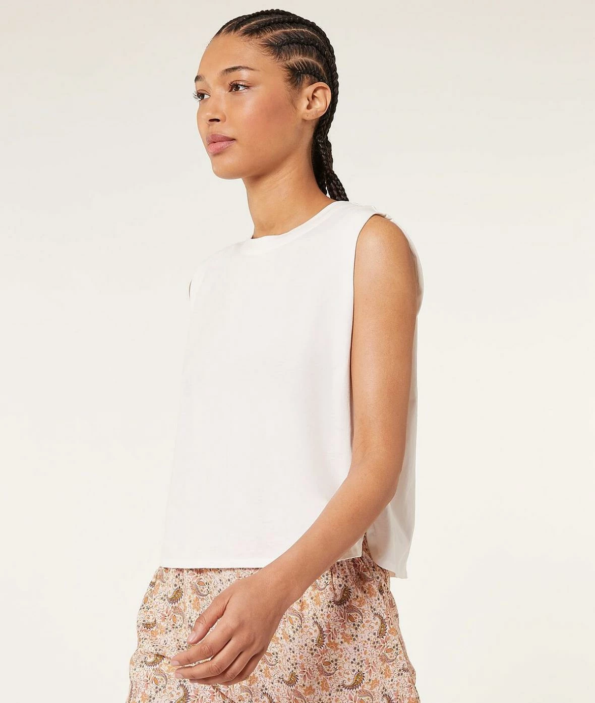 Les Pyjamas | Top Manches Courtes En Coton ECRU | Etam Femme – Image 4