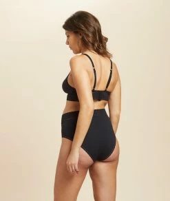 Lingerie Maternité & Grossesse | Soutien-gorge N°8 – Triangle Sans Armatures, Clips D’allaitement NOIR | Etam Femme