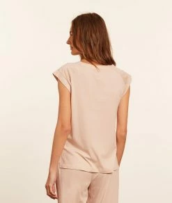 Loungewear : Confort & Chill | Top Manches Courtes BEIGE | Etam Femme