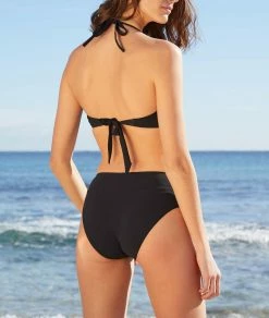 Maillots Femme : 2 Pièces & Bikinis | Bandeau à Boucle Sans Armatures Maillot De Bain NOIR | Etam Femme