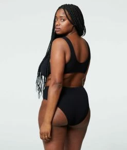 Maillots Femme : 2 Pièces & Bikinis | Bikini Taille Haute Maillot De Bain NOIR | Etam Femme