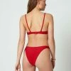 Maillots Femme : 2 Pièces & Bikinis | Soutien-gorge Push-up Maillot De Bain ROUGE | Etam Femme
