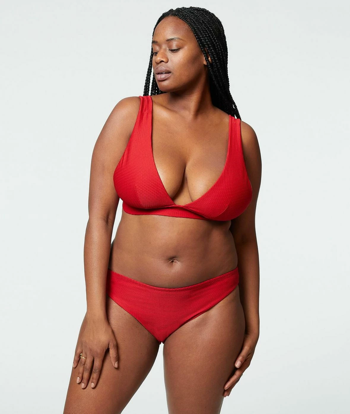 Maillots Femme : 2 Pièces & Bikinis | Triangle Foulard Sans Armatures Maillot De Bain ROUGE | Etam Femme – Image 2